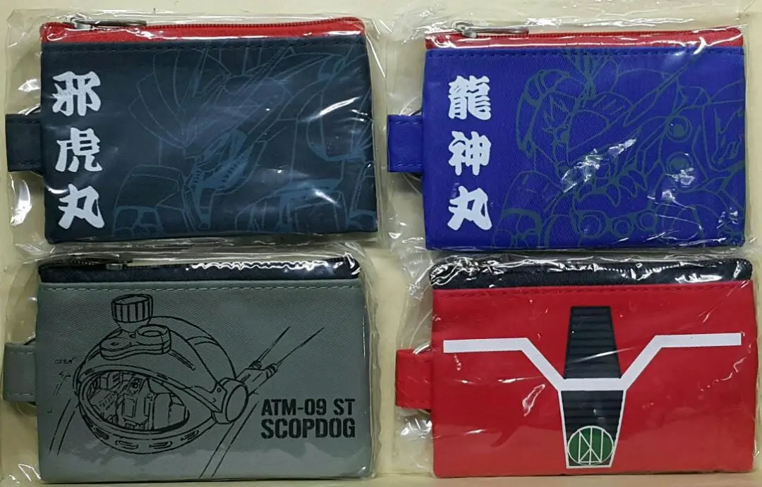 Brands United 魔神英雄傳 龍神丸 邪虎丸 傳說巨神 伊迪安 裝甲騎兵 散子包 鎖匙包 卡袋 Mashin Eiyuden Wataru Space Runaway Ideon Armored Trooper Votoms Scopedog Coin Pouch (Icarus) 1