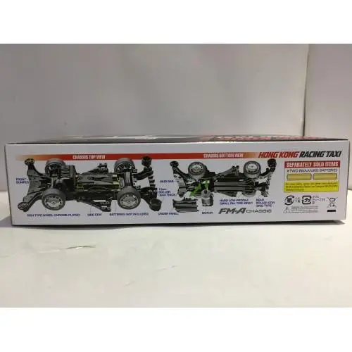 Tamiya 92402 香港的士 四驅車 模型 1/32 Hong Kong Racing Taxi Fm-A Chassis Mini 4Wd Rev Series Special Edition Model Kit (Piu-90N) 2