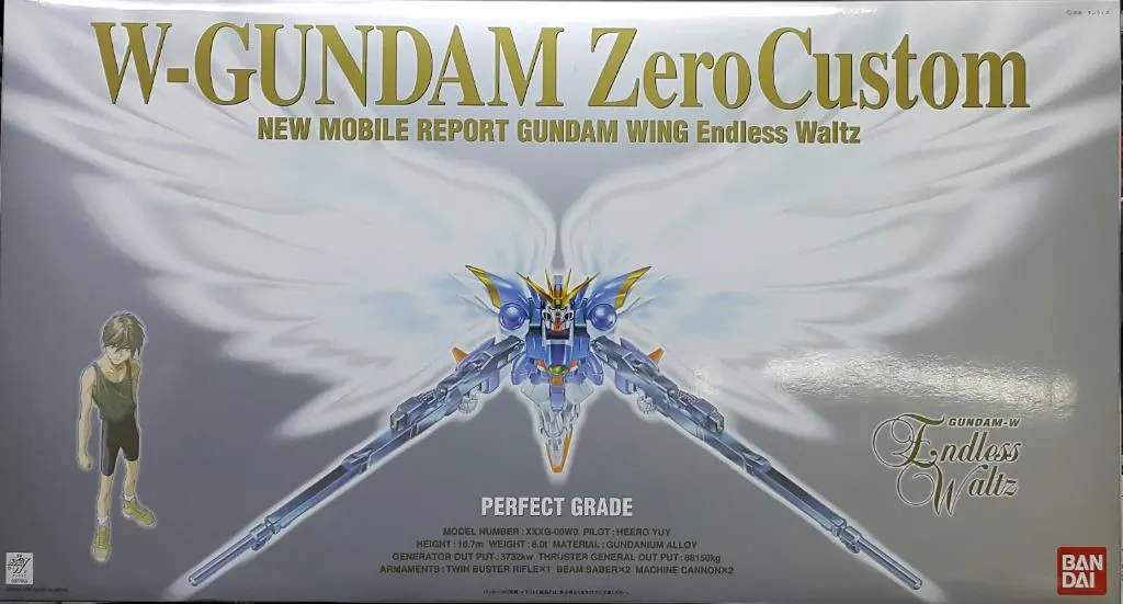 Bandai 77659 新機動戰記高達w 無盡的華爾茲 希羅尤 飛翼高達零式改 模型 Pg Perfect Grade 1/60 Heero Yuy Xxxg-00W0 W-Gundam Zero Custom New Mobile Report Gundam Wing Endless Waltz Plastic Model Kit (Epc-1218-210 L / Epc-1651-210 存) 1