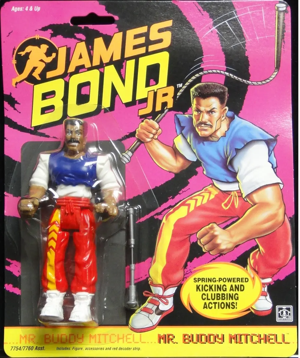 Hasbro James Bond Jr Mr Buddy Mitchell With Spring-Powered Kicking And Clubbing Actions 07754 (Pa-0) 1