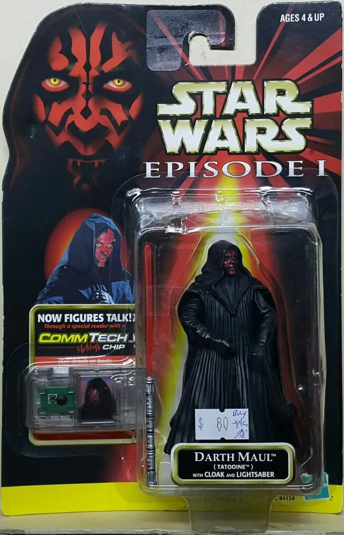 Hasbro 84134 星球大戰前傳 魅影危機 塔圖因 達斯魔爾 Star Wars Episode 1 The Phantom Menace Collection 1 Darth Maul (Tatooine) With Cloak And Lightsaber (Buy-Spk) 1