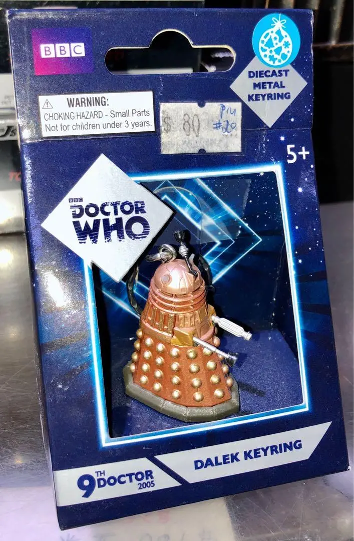 Diecast Metal Keyring Bbc Doctor Who 9Th Doctor 2005 Dalek (Piu20店） 1