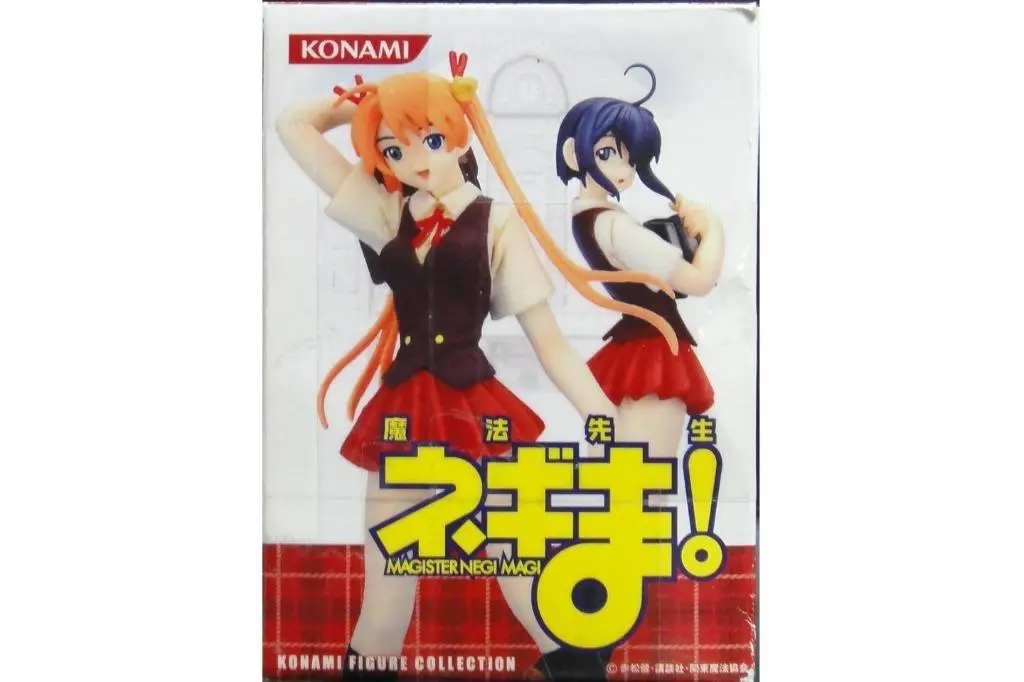 Konami 11788 魔法先生 魔法老師 神樂坂明日菜 近衛木乃香 宮崎和香 絡繰茶茶丸 佐佐木蒔繪 依文潔琳 盒蛋套裝 Negima Magister Negi Magi Figure Collection Set (Buy) 1