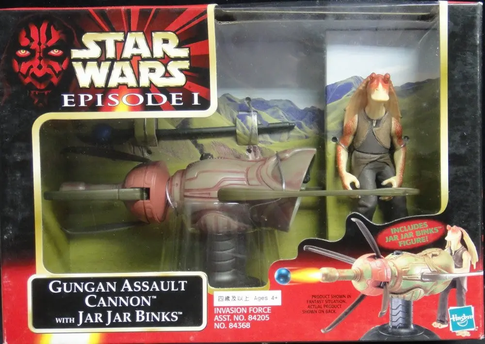 Hasbro 星球大戰 Star Wars Episode I Gungan Assault Cannon With Jar Jar Binks (Buy-84368-Spk) 1