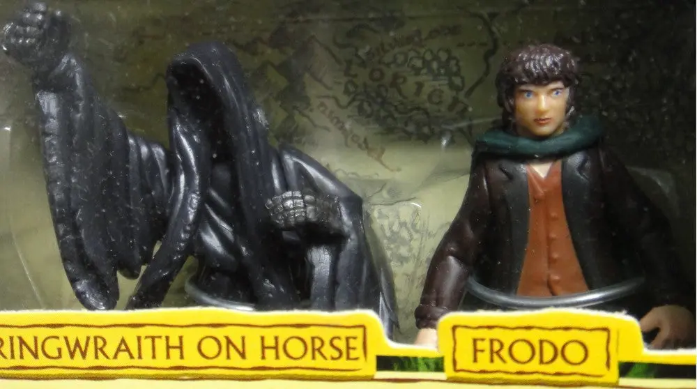 Playmates Intelli-Blox Construction System 魔戒首部曲 魔戒現身 騎馬戒靈 佛羅多巴金斯 The Lord Of The Rings The Fellowship Of The Ring Buckleberry Ferry Escape Ringwraith On Horse Frodo 40903 B20474484 2