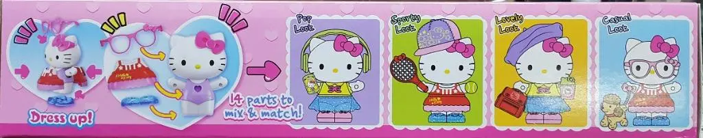 Sanrio 13798 三麗鷗 吉蒂貓 我的夢想臥室 套裝 Kt-50127 Hello Kitty My Dream Bedroom Set Mix & Match (Epc-2124-34) 存 2