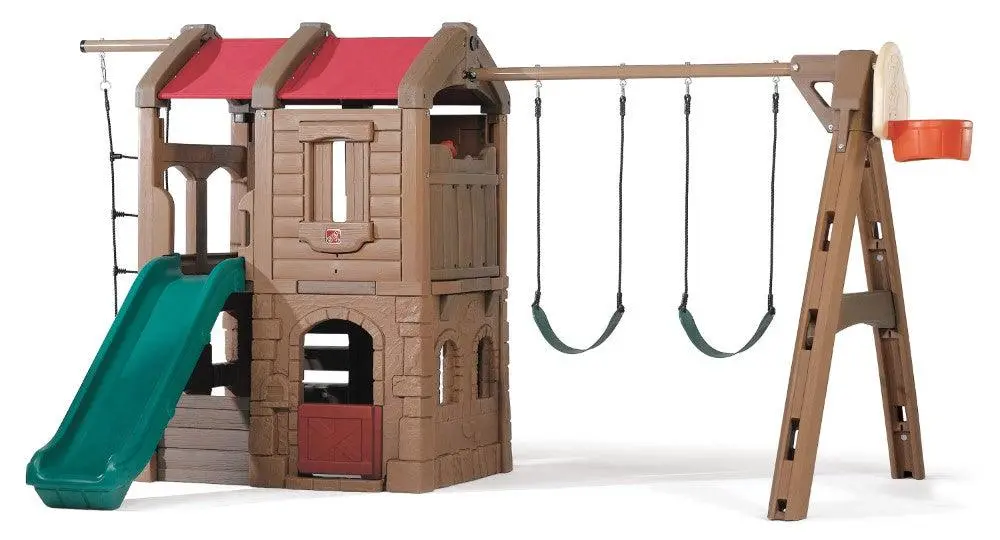 Step2 Naturally Playful Adventure Lodge Play Center For Kids 1
