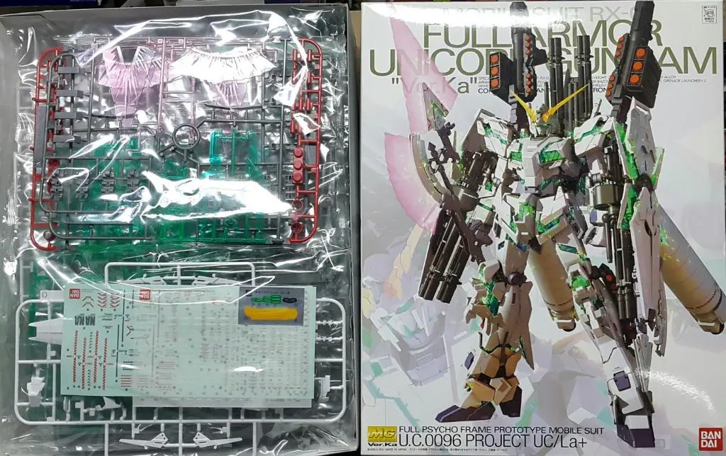 Hold-----Bandai 72818 機動戰士高達uc 全裝甲獨角獸高達 卡版 拼裝模型 Mg Ver Ka Mobile Suit Rx-0 Full Armor Unicorn Gundam Model Kit (Epc-2457-112) L 2