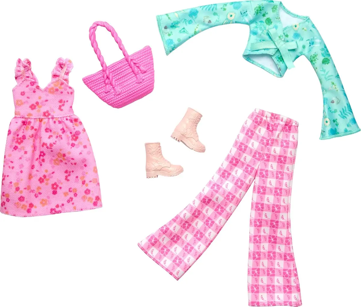 Barbie Doll Clothing, Fashion And Accessory Pack With Cottage Core Theme 1