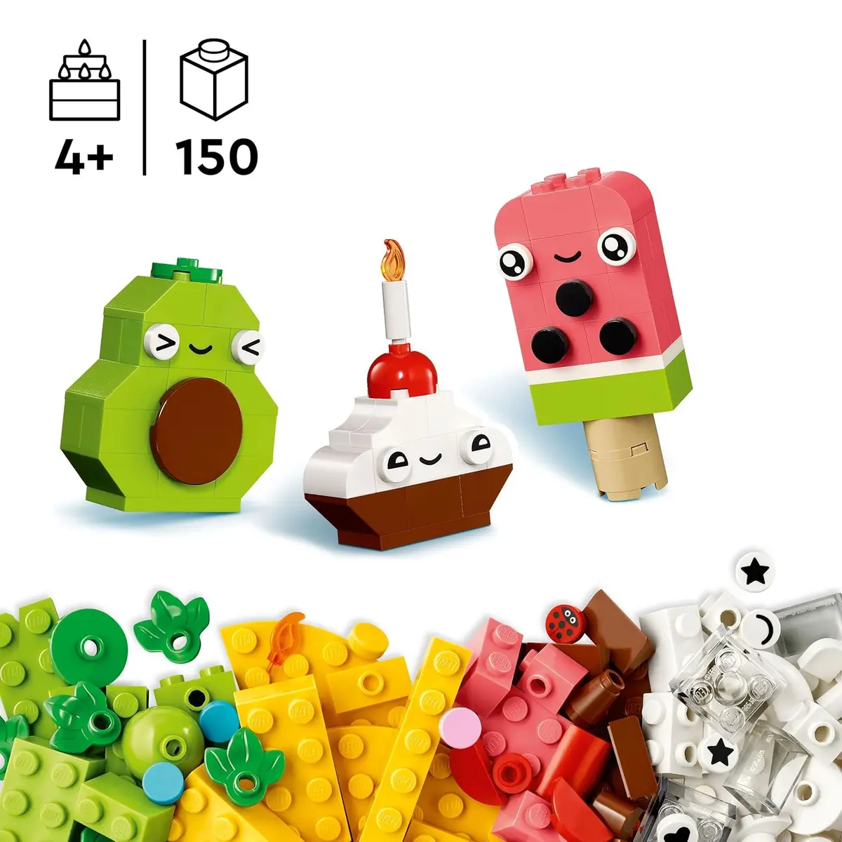 Lego Classic Creative Food Friends Building Kit For Ages 4+ 2