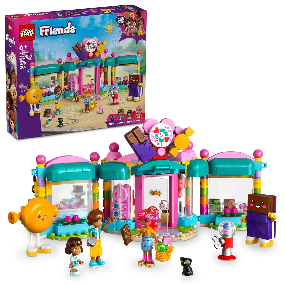 Lego Friends Heartlake City Candy Store Building Kit For Ages 6+ 1