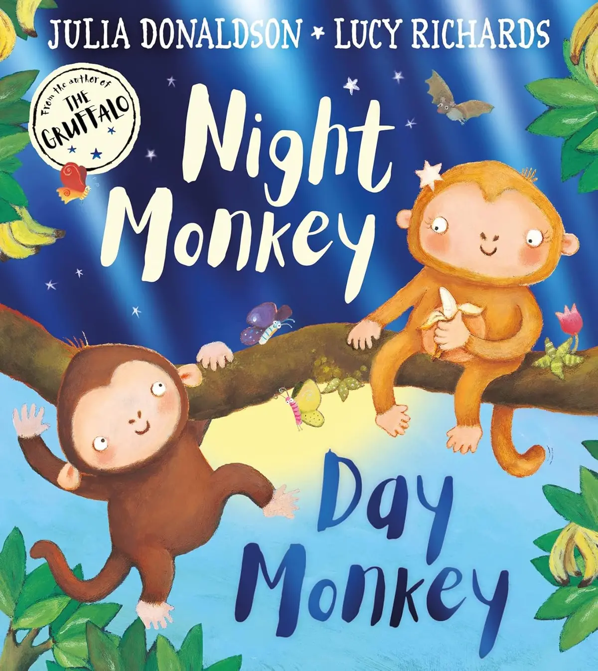Julia Donaldson Night Monkey, Day Monkey Picture Book For Ages 18 Months 1