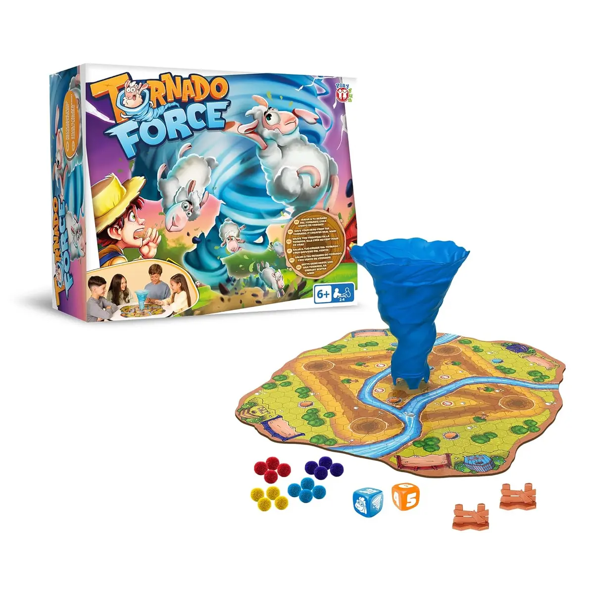 Funskool Play Fun Tornado Force 2-4 Players, Strategic Board Game For Boys And Girls, Family Game 1