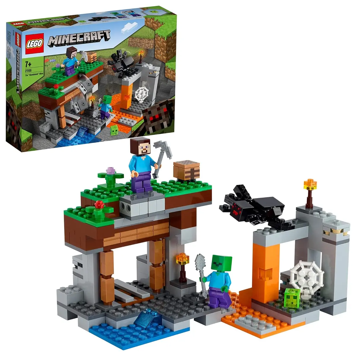 Lego Minecraft The Abandoned Mine Set Building Kit For Ages 7+ 1
