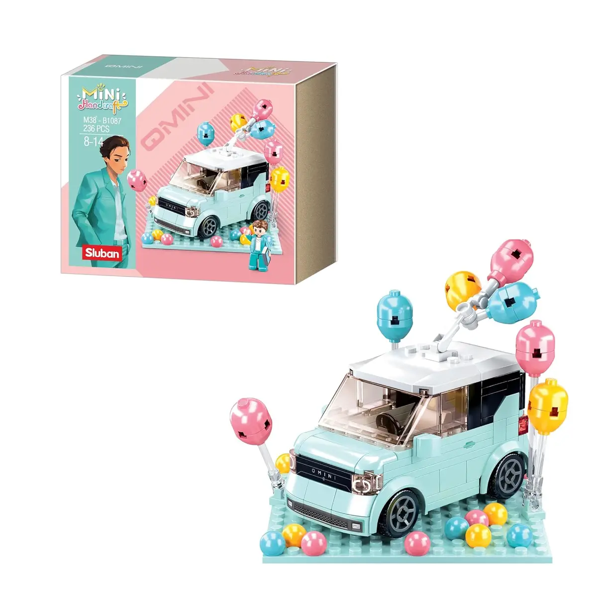 Sluban Mini Handcraft-Mini Car Building Blocks For Ages 8+ 1