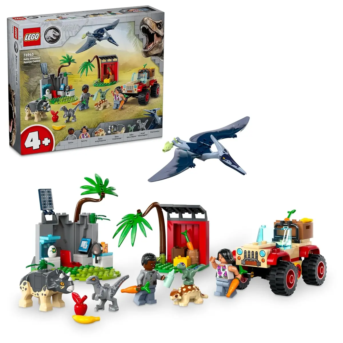 Lego Jurassic World Baby Dinosaur Rescue Center With Toy Figure Building Kit For Ages 4+ 1
