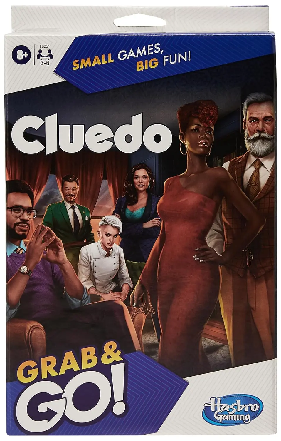 Hasbro Gaming Cluedo Grab And Go Portable Travel Game For 3-6 Players Ages 8 And Up 1