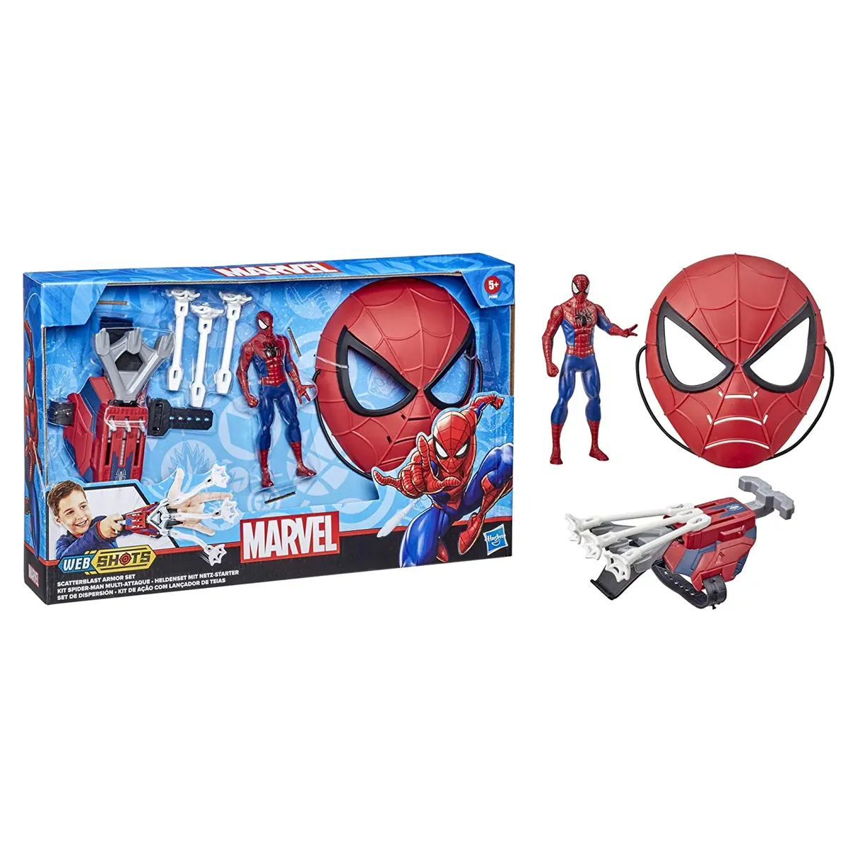Marvel Spider-Man Web Shots Scatterblast Armor Set For Kids Ages 5 Years & Up 1