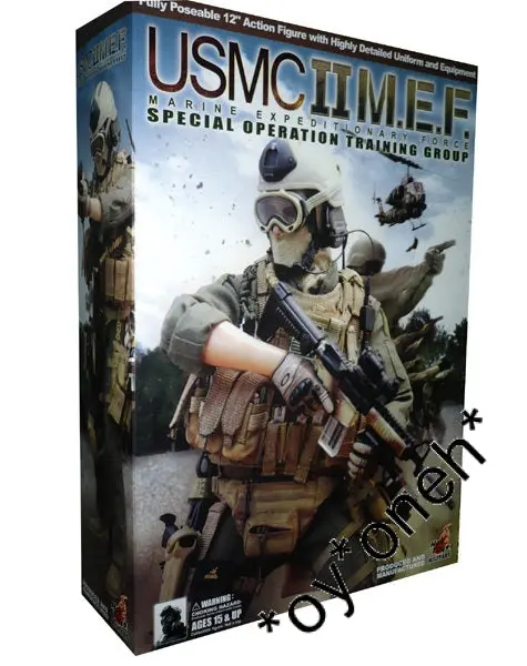 1:6 Hot Toys Usmc Mef Ii Marine Expeditionary Force Special Operation Training Group Figure 美國第2海軍陸戰遠徵軍特戰訓練群 12吋公仔 (C272-563) B17358267 1
