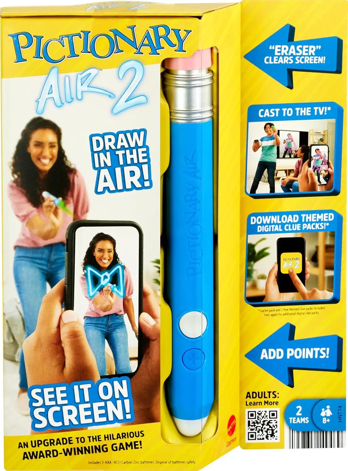 Pictionary Air 2 Game For Kids, Adults, Family And Game Night, Air-Drawing Family Game, Draw In The Air And See It On Screen 1