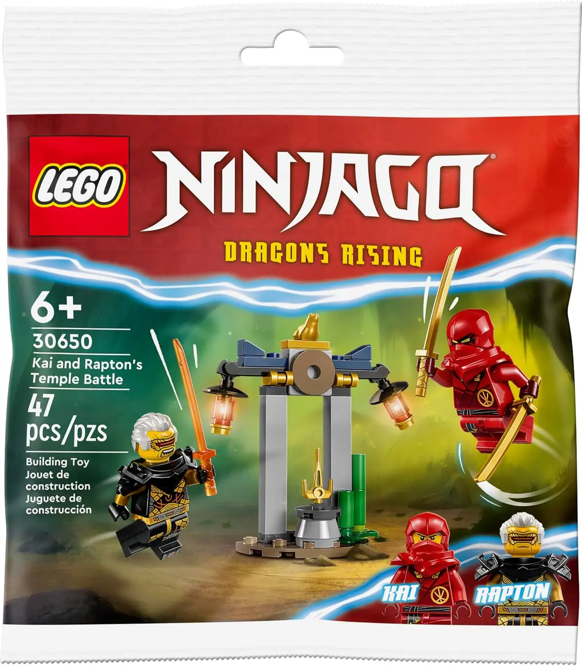 Lego Ninjago Kai And Rapton's Temple Battle Building Kit For Ages 6+ 1