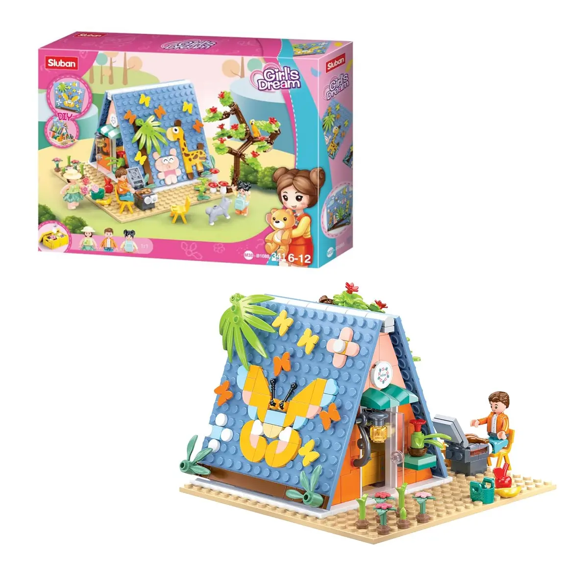 Sluban Girls Camp Building Blocks For Ages 6+ 1