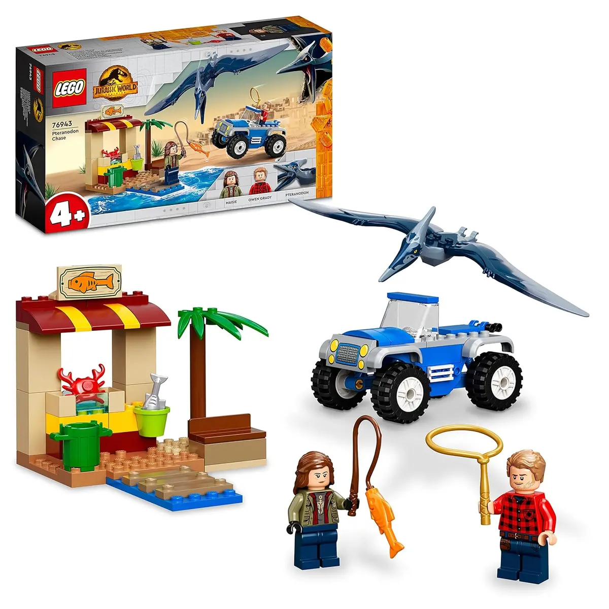Lego Jurassic World Pteranodon Chase Building Kit For Ages 4+ 1