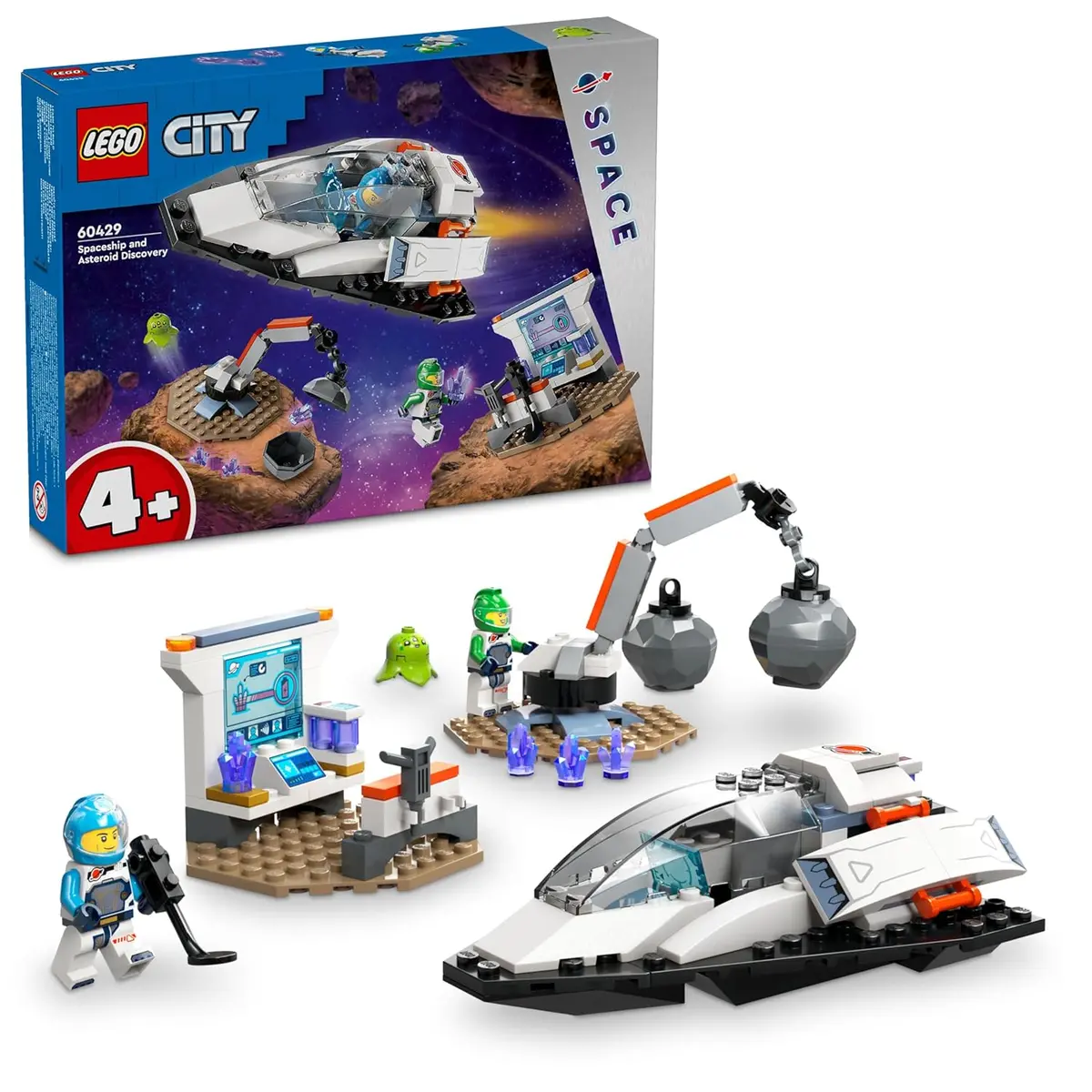 Lego City Spaceship And Asteroid Discovery Set Building Kit For Ages 4+ 1