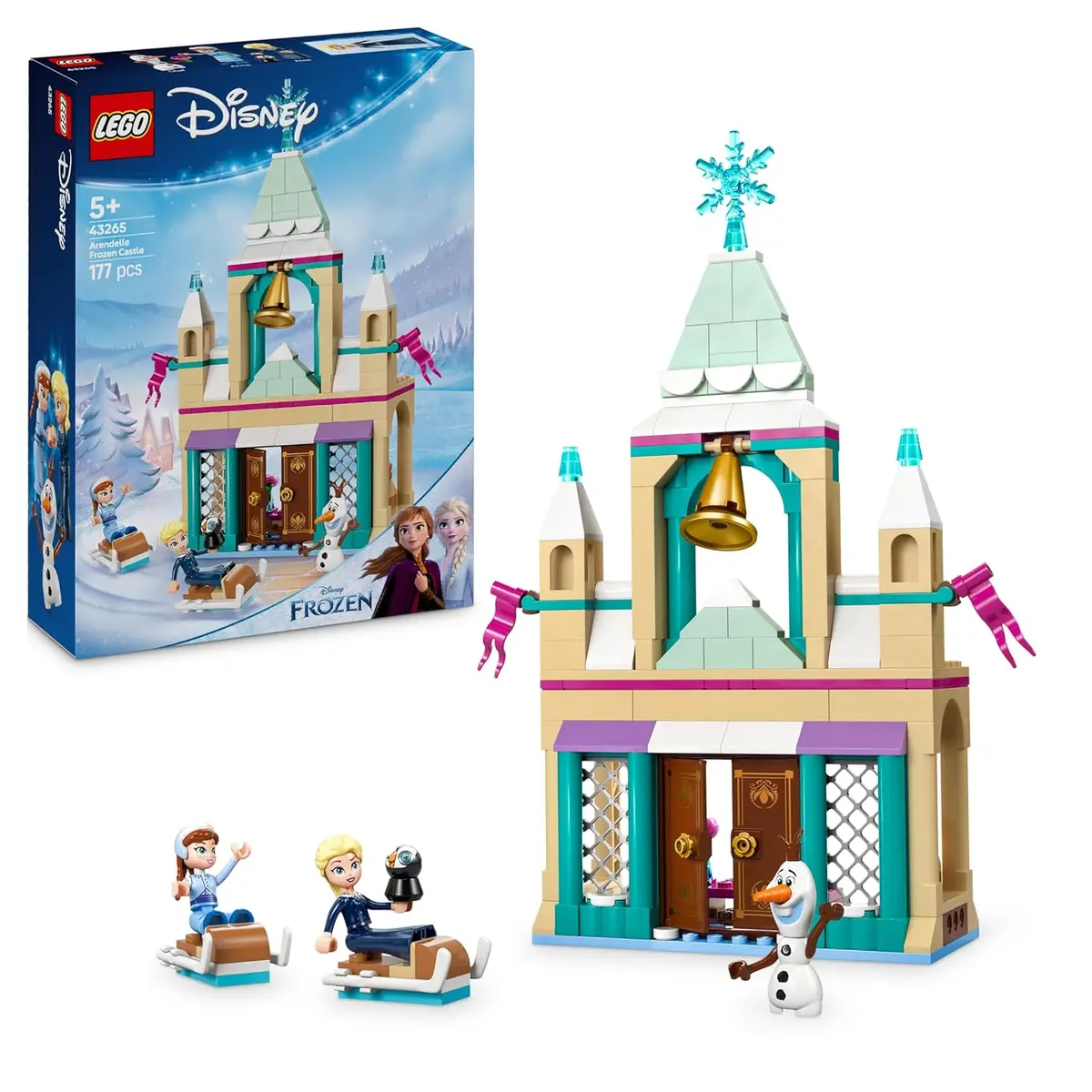 Lego Disney Frozen Arendelle Frozen Castle Building Kit For Ages 5+ 1