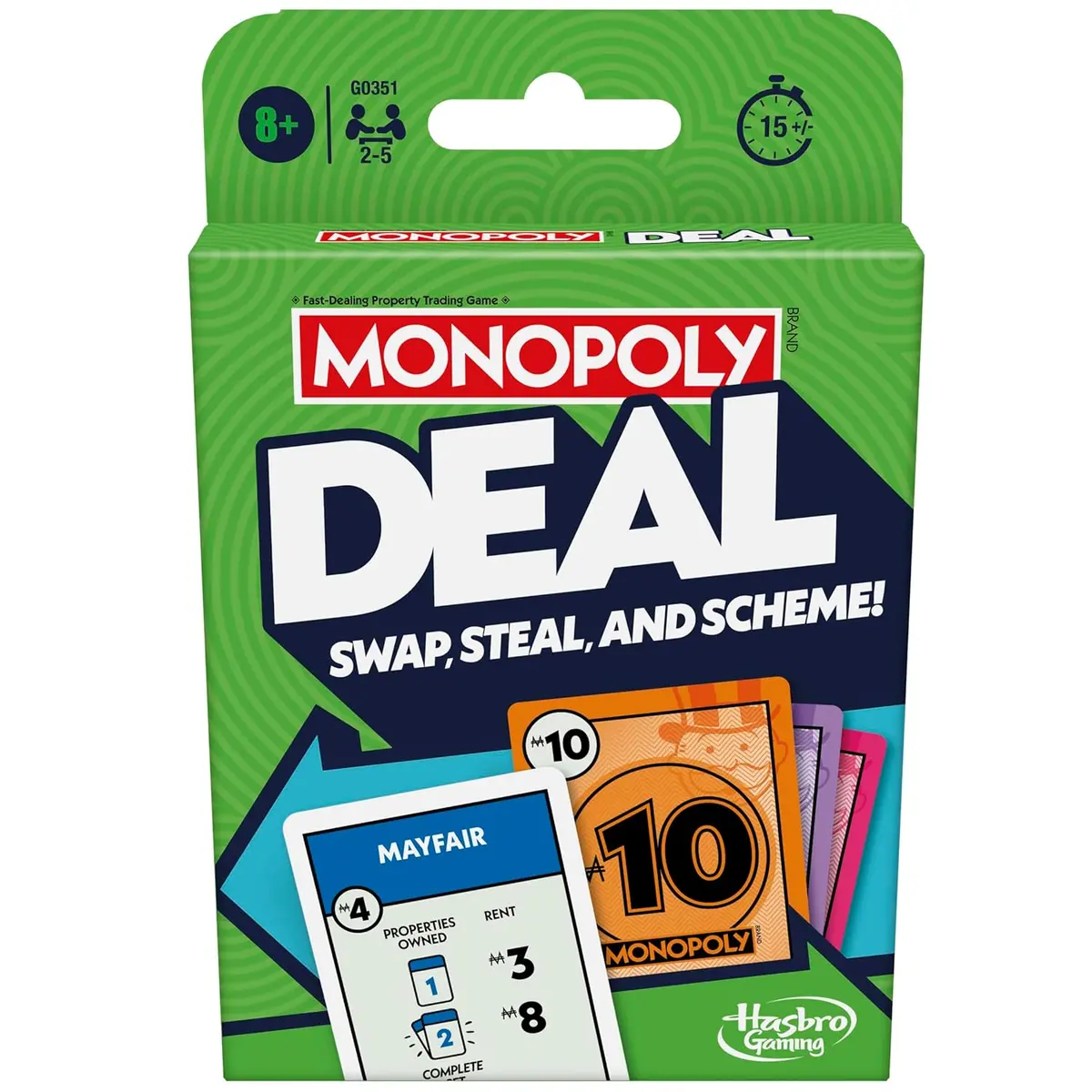 Monopoly Deal Card Game | Quick-Playing Card Game | Fun Games For Families And Kids | Ages 8 And Up 1