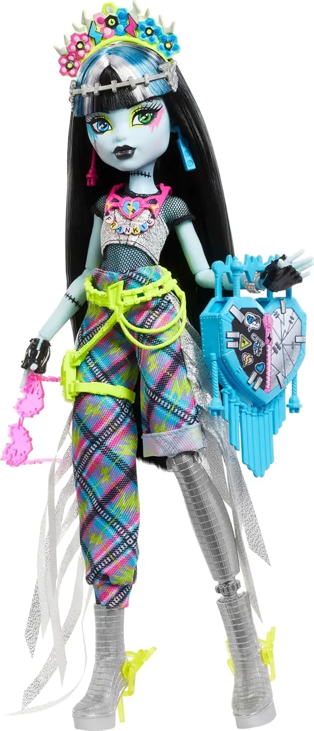 Monster High Frankie Stein Doll With Glam Monster Fest Outfit For Kids 8-15 Years 1