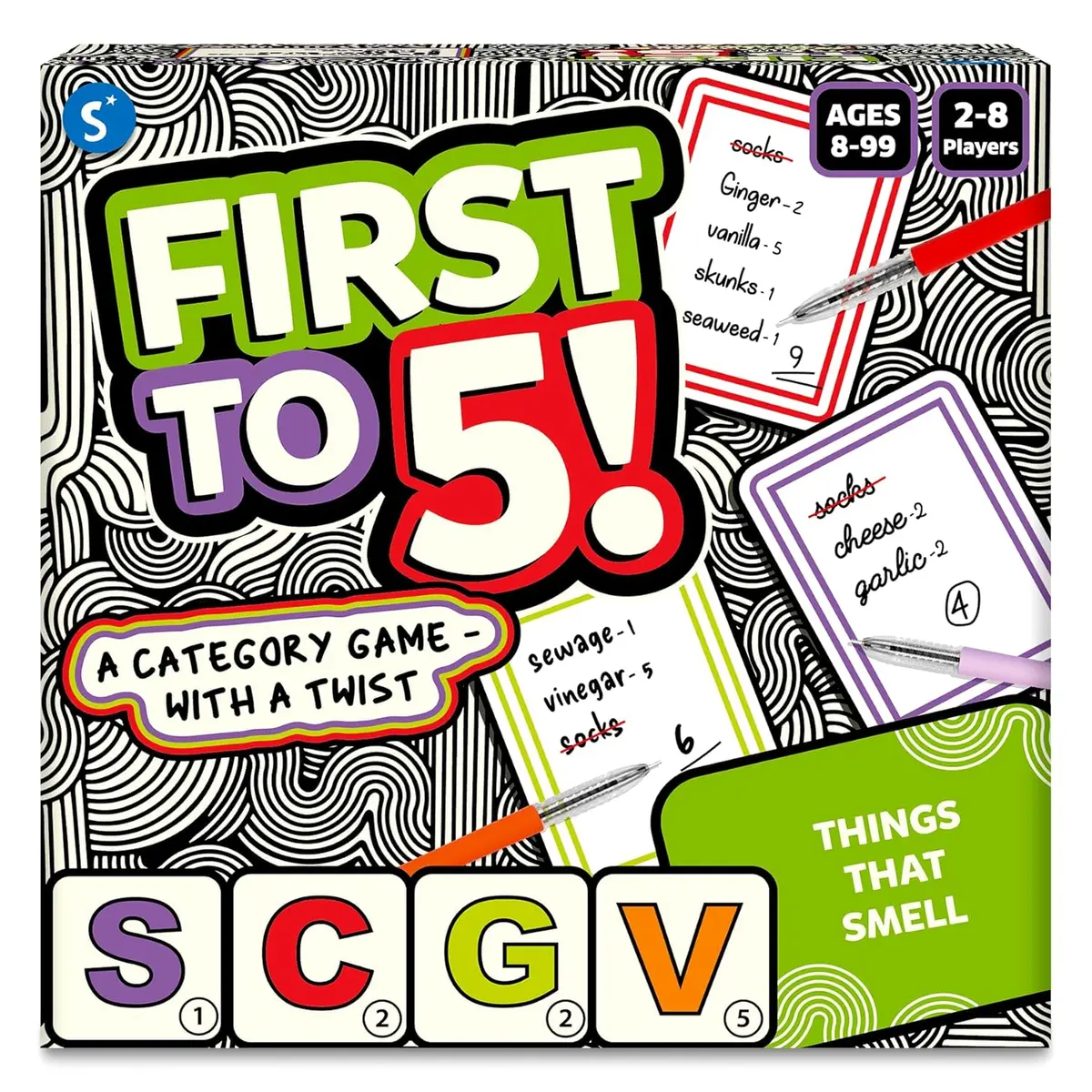 Skillmatics First To 5 Game With A Twist For Kids Ages 8+ 1