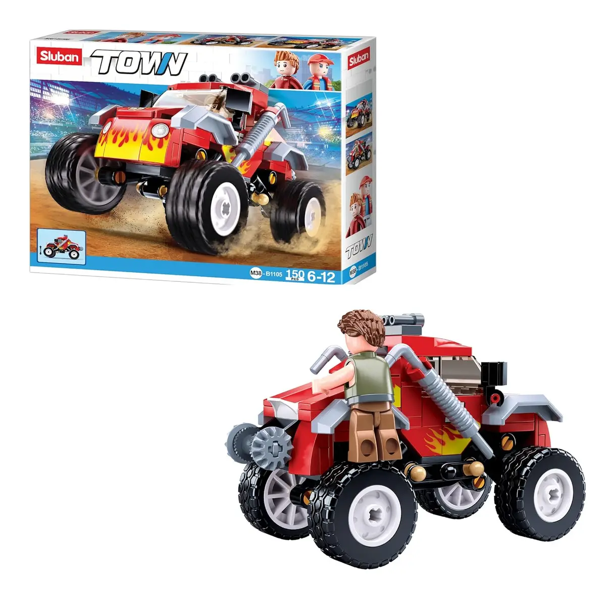 Sluban Town-Off-Road Vehicle Building Blocks For Ages 6+ 1