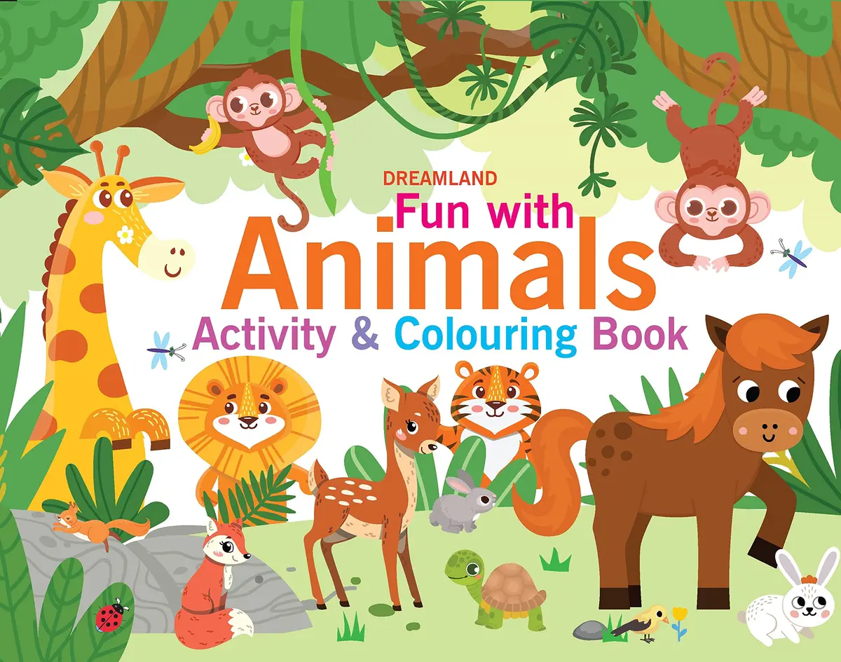 Dreamland Fun With Animals - An Activity & Colouring Book For Kids Ages 3+ 1