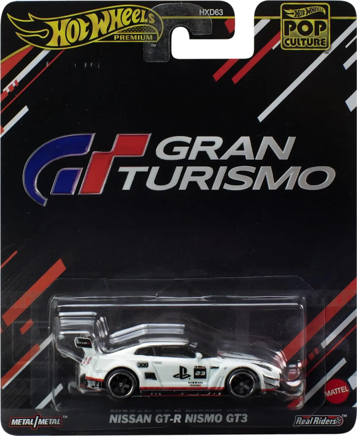Hot Wheels 1:64 Scale Premium Nissan Gt-R Gt3 Toy Car For Ages 4+ 1