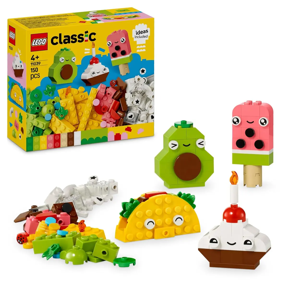 Lego Classic Creative Food Friends Building Kit For Ages 4+ 1
