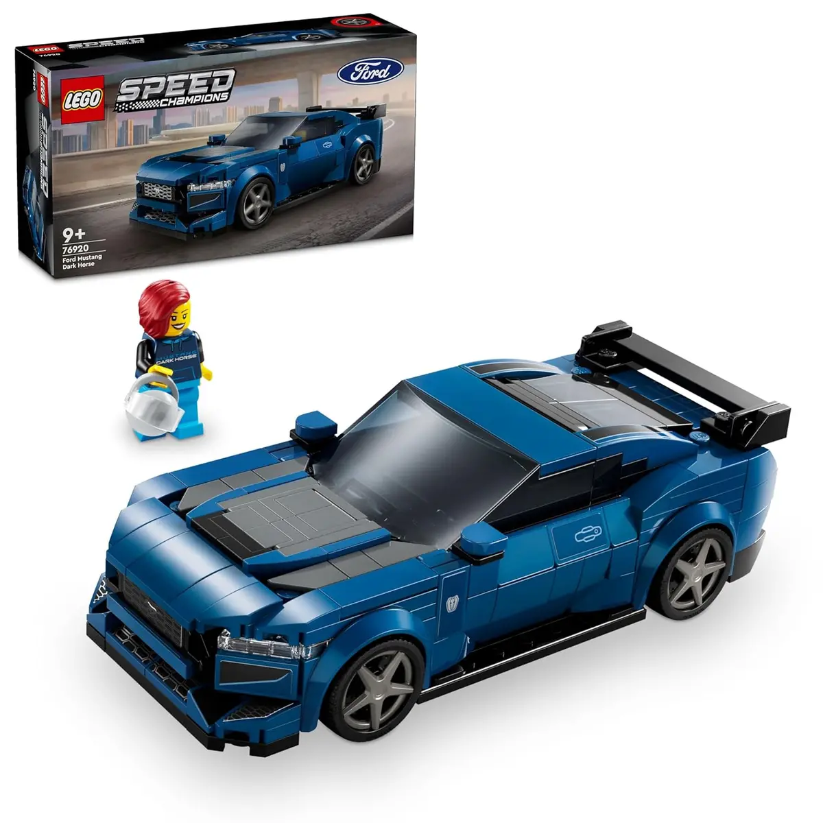 Lego Speed Champions Ford Mustang Dark Horse Sports Car Set Building Kit For Ages 9+ 1
