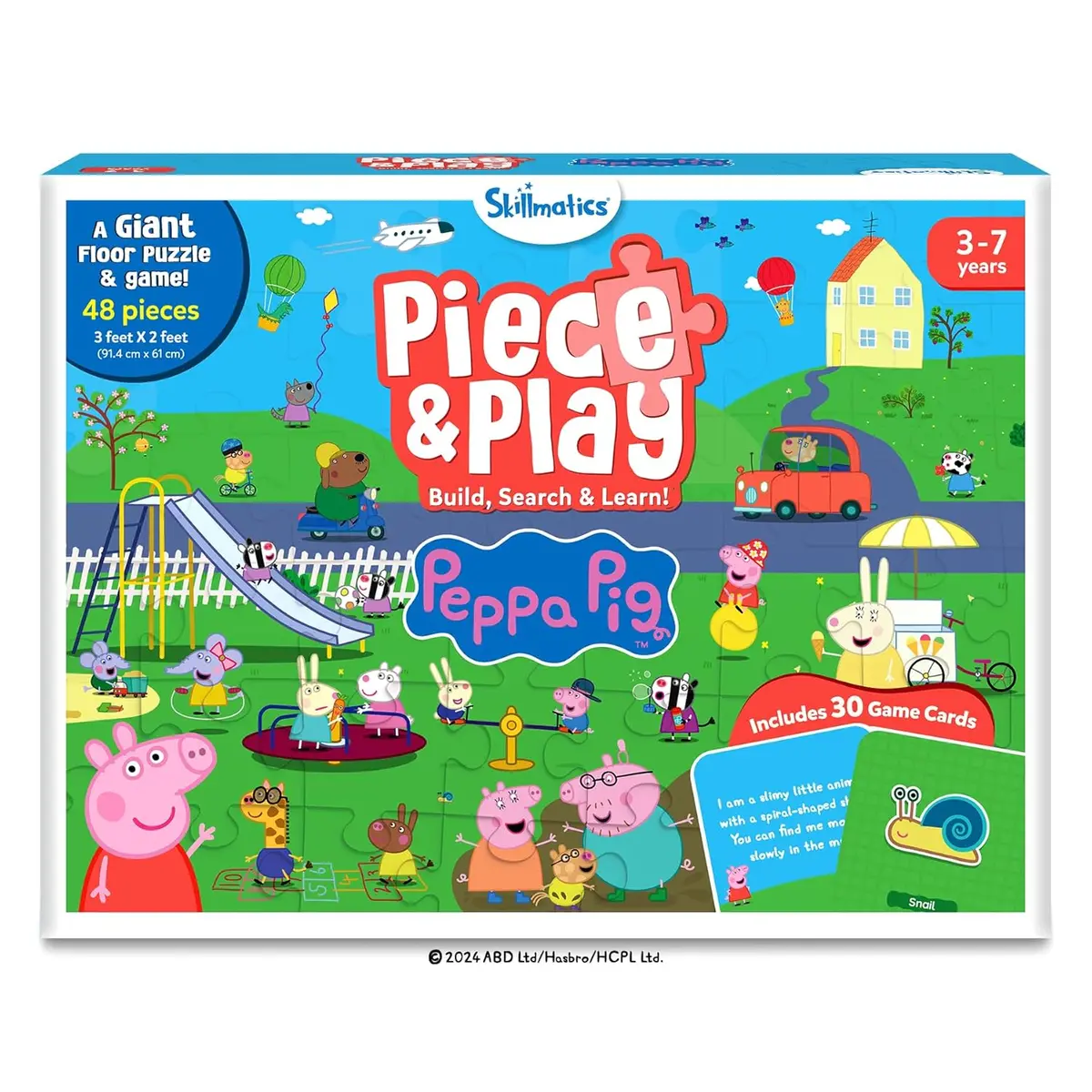 Skillmatics Piece & Play Up Peppa Pig - Jigsaw Floor Puzzle & Game For Ages 3-7 Years 1