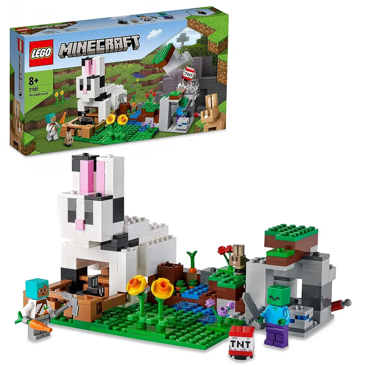 Lego Minecraft The Rabbit Ranch Building Kit For Ages 8+ 1