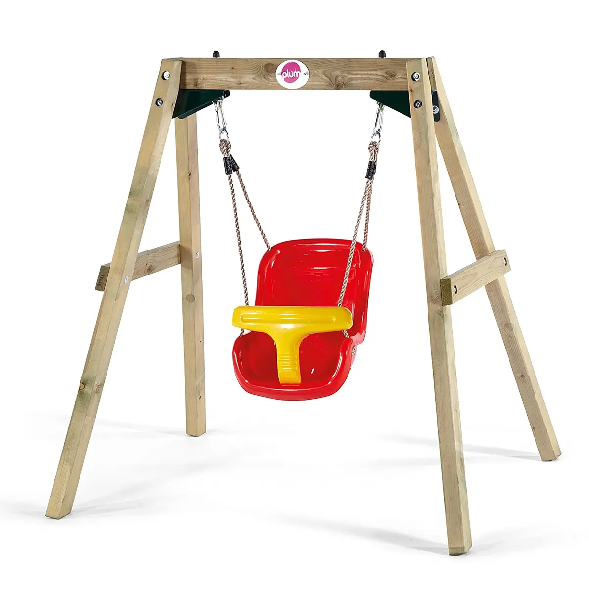 Plum Wooden Baby Swing Set For Kids Ages 1-6 Years 1