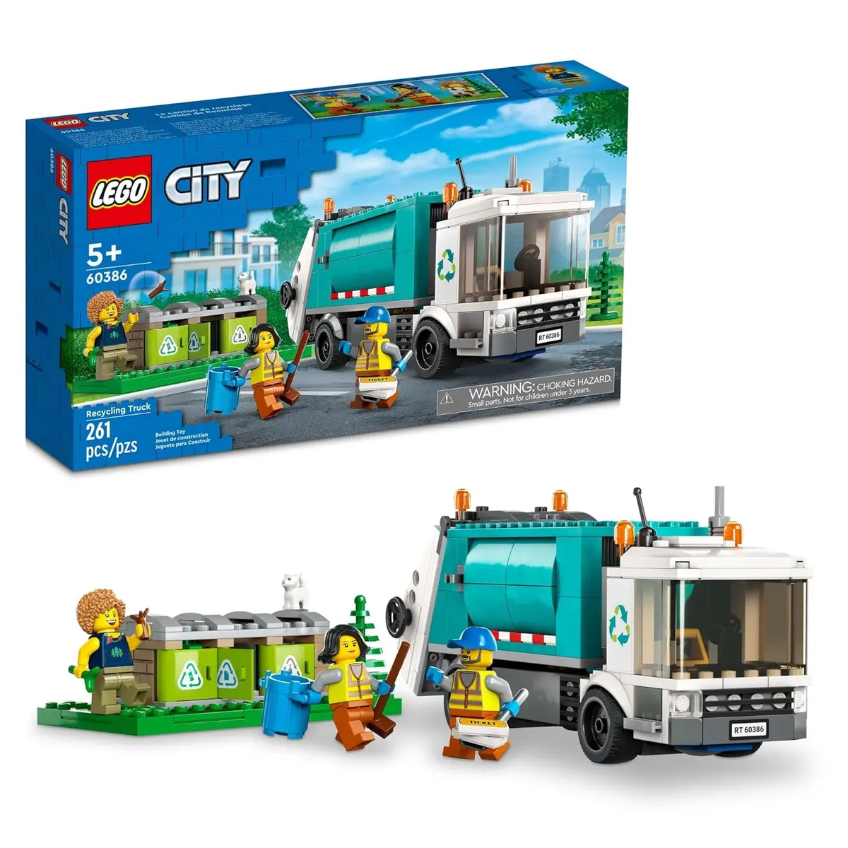 Lego City Recycling Truck Building Kit For Ages 5+ 1