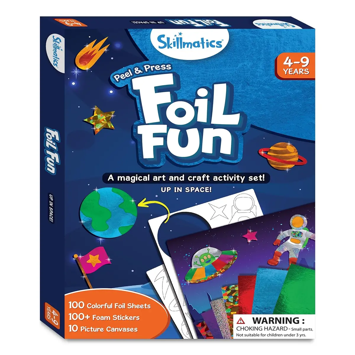 Skillmatics Foil Fun Up In Space - Art & Craft Diy Activity Kits For Ages 4 To 9 Years 1
