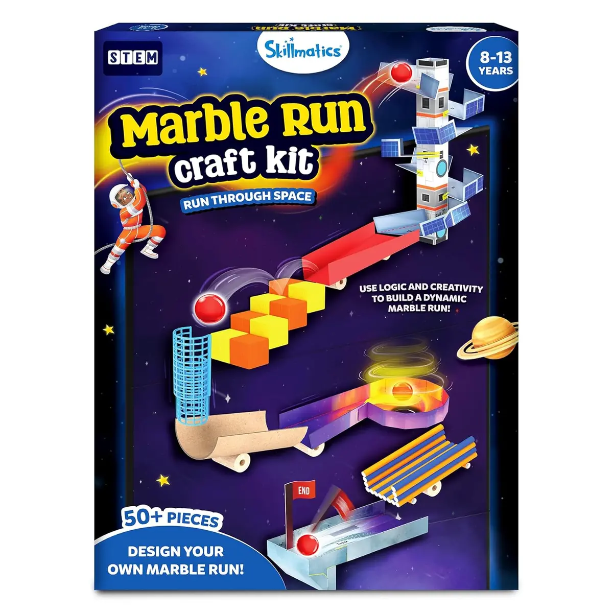 Skillmatics Marble Run Stem Building & Construction Kit For Kids Ages 8+ 1