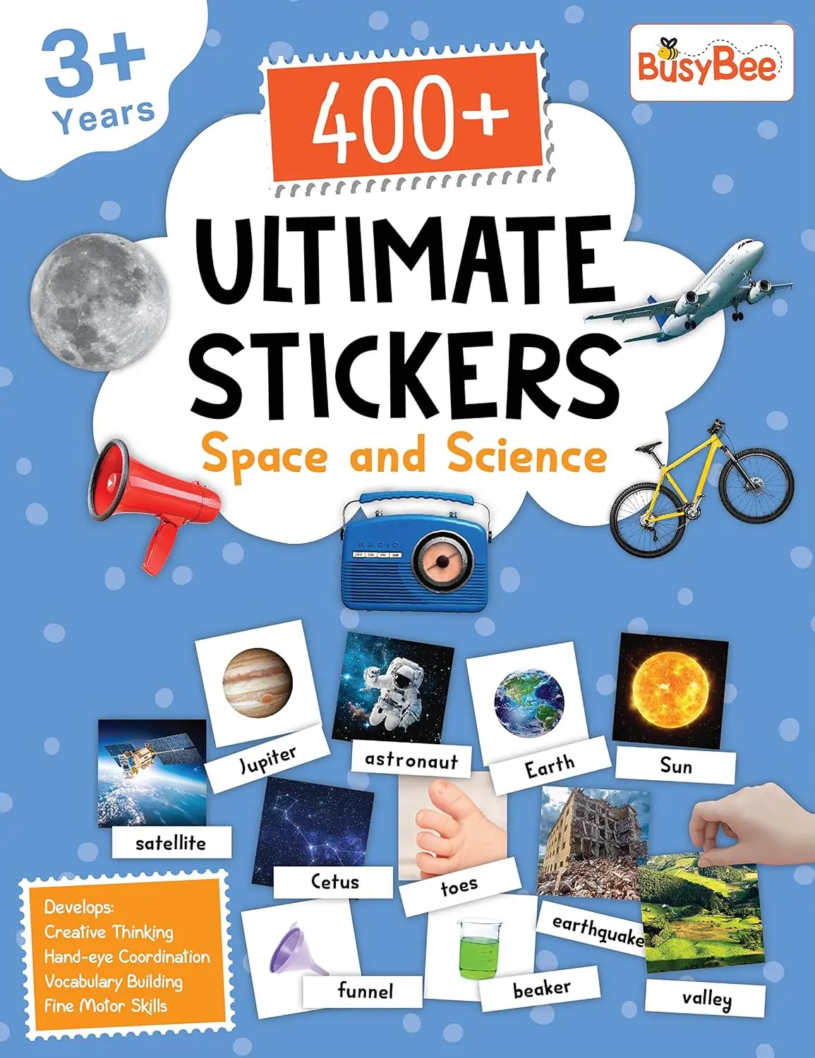 Pegasus 400+ Ultimate Stickers Book - Space And Science For 3+ Years Kids 1