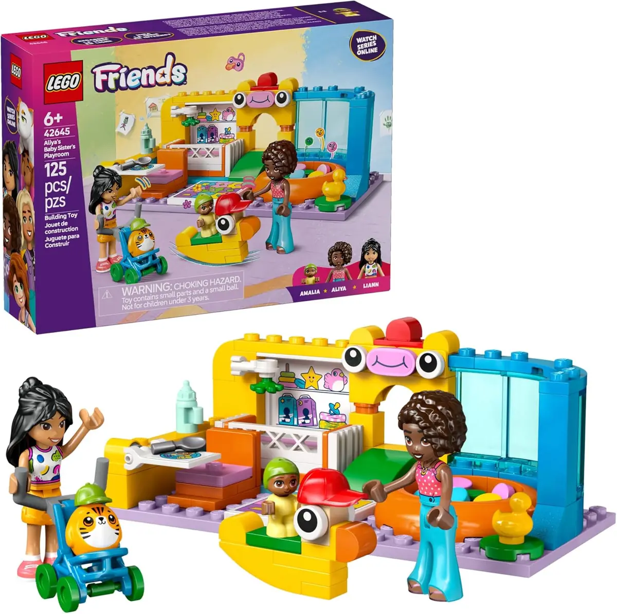 Lego Friends Aliya's Baby Sister's Playroom Building Kit For Ages 6+ 1