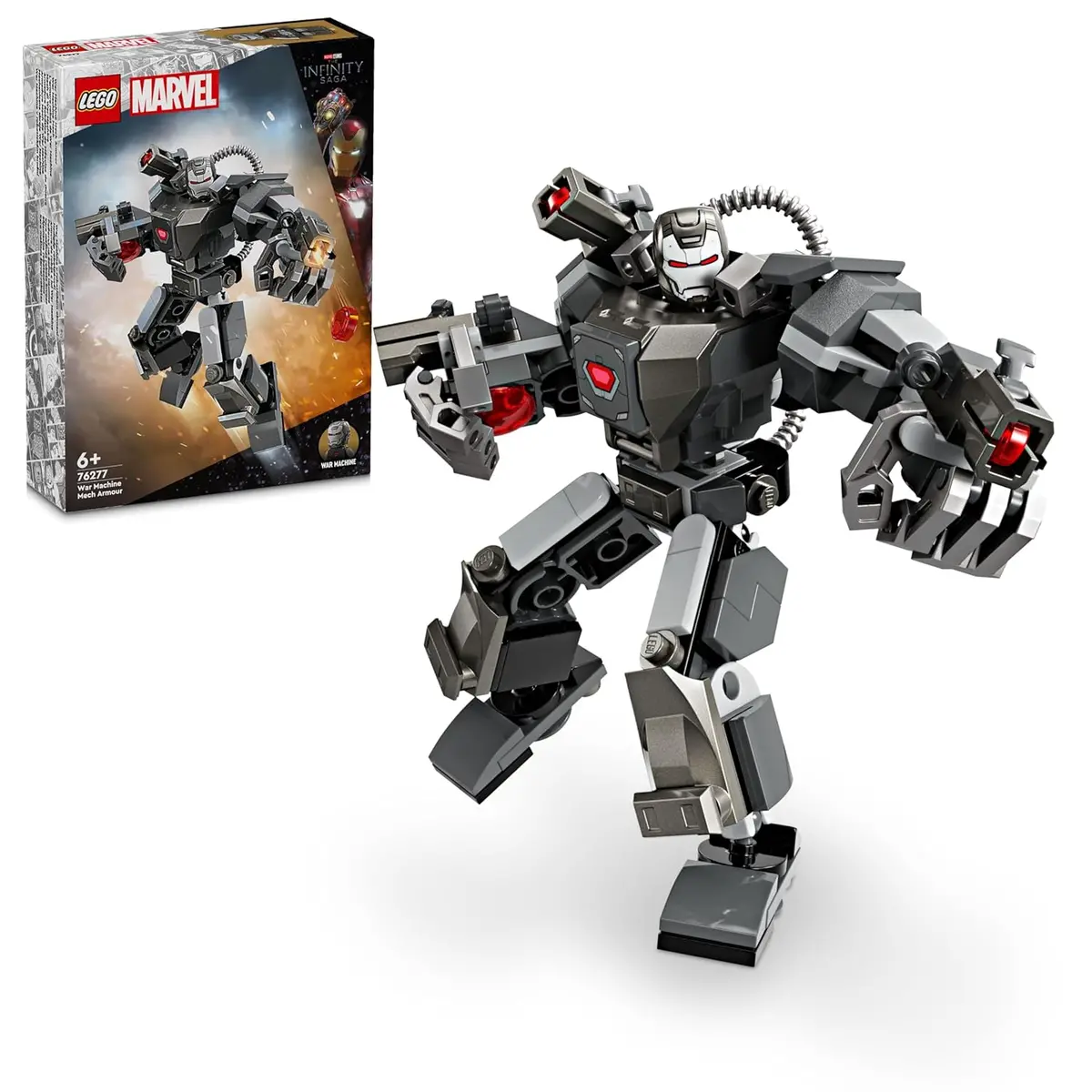Lego Marvel War Machine Mech Armor Building Kit For Ages 6+ 1