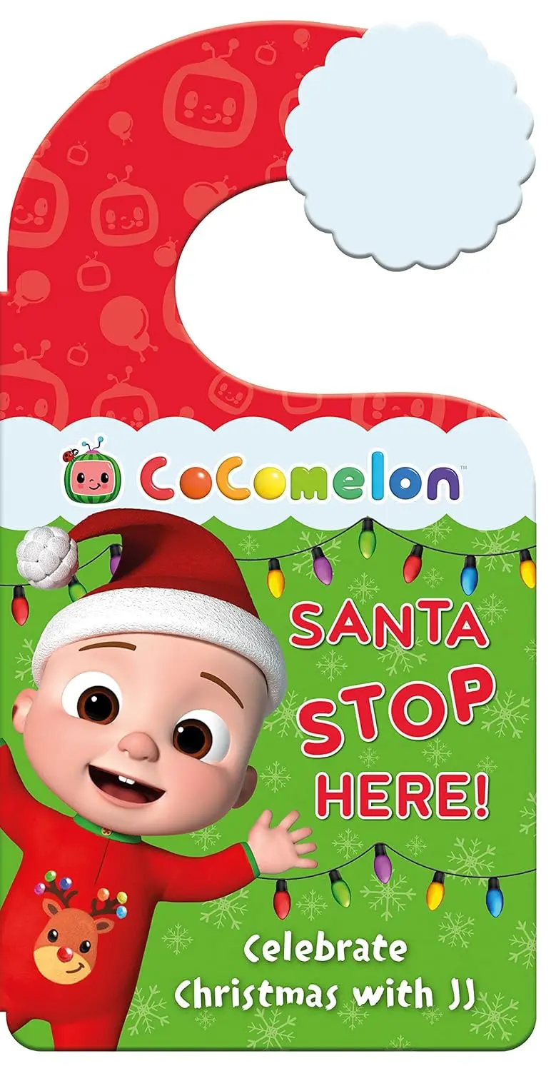 Cocomelon Santa Stop Here! A Children’S Picture Book And Door Hanger For Christmas Eve For Ages 18 Months Above 1