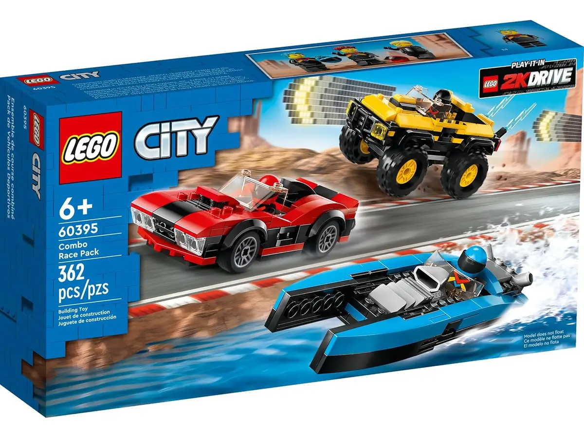 Lego City Combo Race Pack Building Kit For Ages 6+ 1