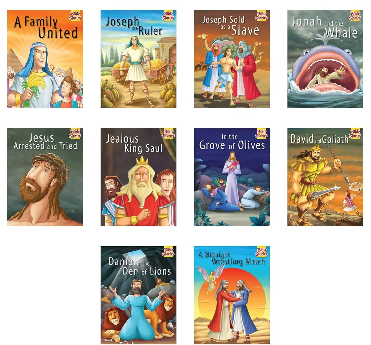 Pegasus Set Of 10 Bible Stories Picture Books For 3+ Year Old Children I 1