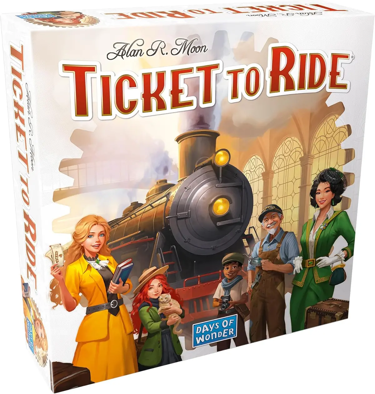 Amodee Ticket To Ride North America (2025 Refresh) 2-5 Person Strategy Board Game For Teenagers & Adults Ages 14+ By Days Of Wonder 1